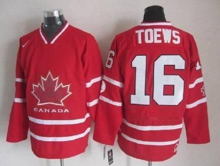 2010 Olympics Canada #16 Jonathan Toews Red Jersey