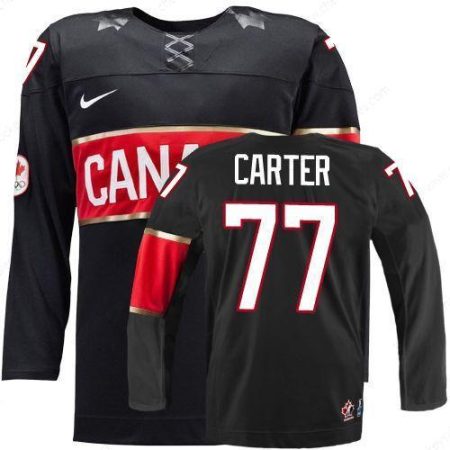 2014 Olympics Canada #77 Jeff Carter Black Jersey