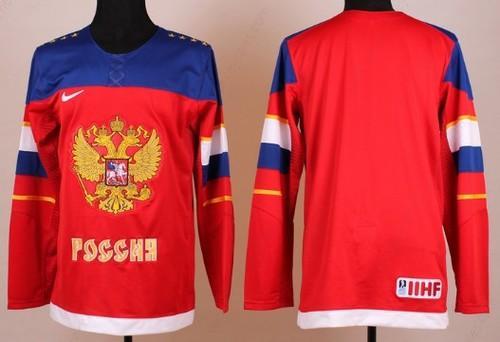 2014 Olympics Russia Men’s Customized Red Jersey