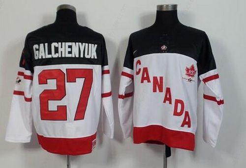 2014-15 Men’s Team Canada #27 Alex Galchenyuk White 100Th Anniversary Jersey