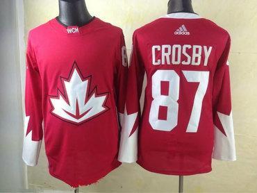 2016 Iihf Team Canada Men’s #87 Sidney Crosby Red Adidas Ice Hockey Stitched Jersey