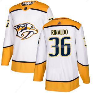 Adidas #36 Zac Rinaldo Nashville Predators Men’s Authentic Away White Jersey