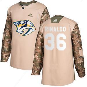 Adidas #36 Zac Rinaldo Nashville Predators Men’s Authentic Veterans Day Practice Camo Jersey