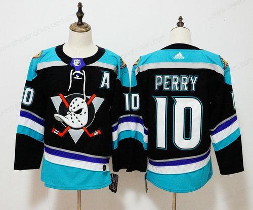 Adidas Anaheim Ducks #10 Corey Perry Black Alternate Authentic Player Jersey