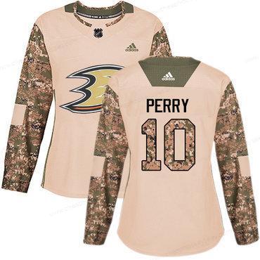 Adidas Anaheim Ducks #10 Corey Perry Camo Authentic 2017 Veterans Day Women’s Stitched NHL Jersey