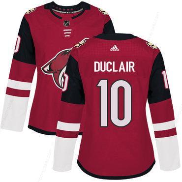 Adidas Arizona Coyotes #10 Anthony Duclair Maroon Home Authentic Women’s Stitched NHL Jersey