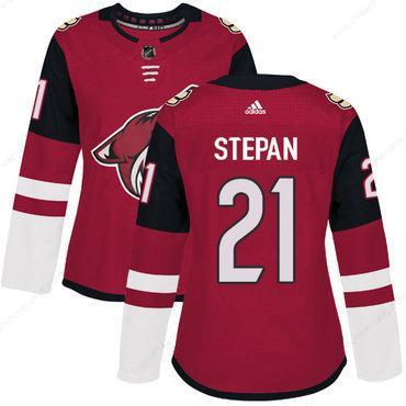 Adidas Arizona Coyotes #21 Derek Stepan Maroon Home Authentic Women’s Stitched NHL Jersey