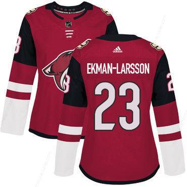 Adidas Arizona Coyotes #23 Oliver Ekman-Larsson Maroon Home Authentic Women’s Stitched NHL Jersey