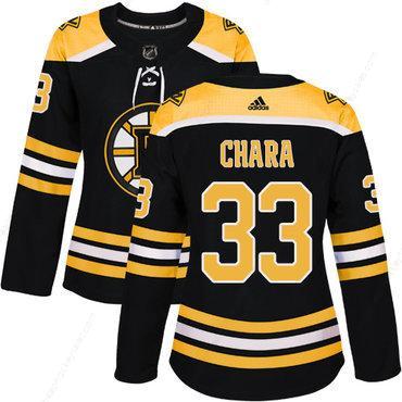 Adidas Boston Bruins #33 Zdeno Chara Black Home Authentic Women’s Stitched NHL Jersey