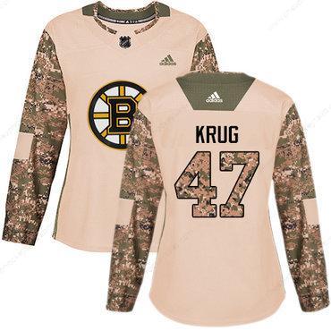 Adidas Boston Bruins #47 Torey Krug Camo Authentic 2017 Veterans Day Women’s Stitched NHL Jersey