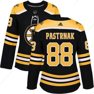 Adidas Boston Bruins #88 David Pastrnak Black Home Authentic Women’s Stitched NHL Jersey