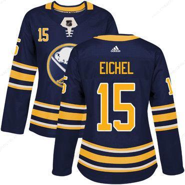 Adidas Buffalo Sabres #15 Jack Eichel Navy Blue Home Authentic Women’s Stitched NHL Jersey
