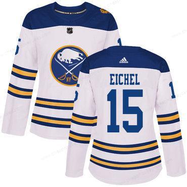 Adidas Buffalo Sabres #15 Jack Eichel White Authentic 2018 Winter Classic Women’s Stitched NHL Jersey