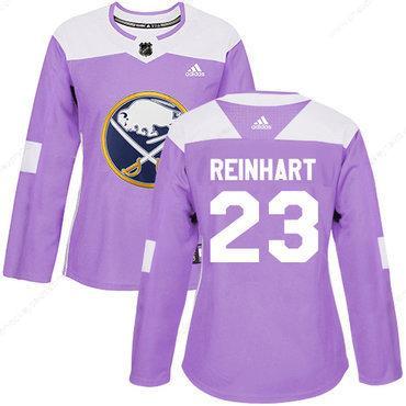 Adidas Buffalo Sabres #23 Sam Reinhart Purple Authentic Fights Cancer Women’s Stitched NHL Jersey