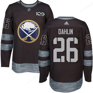 Adidas Buffalo Sabres #26 Rasmus Dahlin Black 1917-2017 100Th Anniversary Stitched NHL Jersey