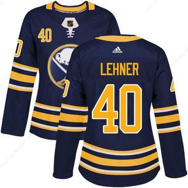 Adidas Buffalo Sabres #40 Robin Lehner Navy Blue Home Authentic Women’s Stitched NHL Jersey