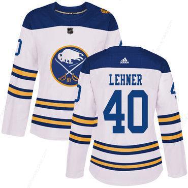 Adidas Buffalo Sabres #40 Robin Lehner White Authentic 2018 Winter Classic Women’s Stitched NHL Jersey