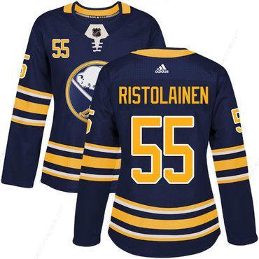 Adidas Buffalo Sabres #55 Rasmus Ristolainen Navy Blue Home Authentic Women’s Stitched NHL Jersey