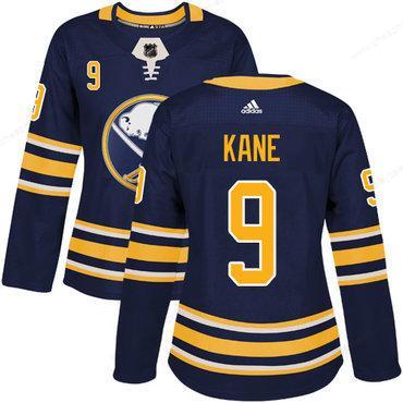 Adidas Buffalo Sabres #9 Evander Kane Navy Blue Home Authentic Women’s Stitched NHL Jersey