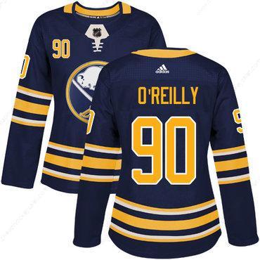 Adidas Buffalo Sabres #90 Ryan O’Reilly Navy Blue Home Authentic Women’s Stitched NHL Jersey