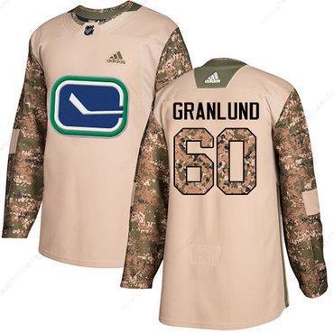 Adidas Canucks #60 Markus Granlund Camo Authentic 2017 Veterans Day Stitched NHL Jersey