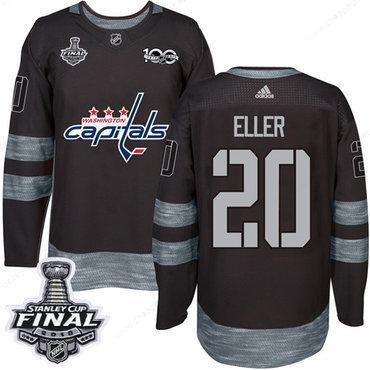 Adidas Capitals #20 Lars Eller Black 1917-2017 100Th Anniversary 2018 Stanley Cup Final Stitched NHL Jersey