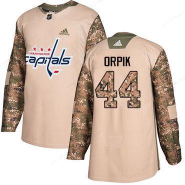 Adidas Capitals #44 Brooks Orpik Camo Authentic 2017 Veterans Day Stitched NHL Jersey