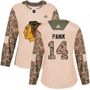 Adidas Chicago Blackhawks #14 Richard Panik Camo Authentic 2017 Veterans Day Women’s Stitched NHL Jersey