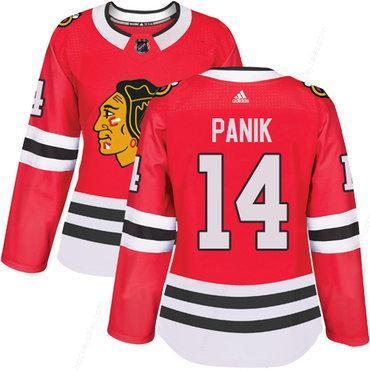 Adidas Chicago Blackhawks #14 Richard Panik Red Home Authentic Women’s Stitched NHL Jersey