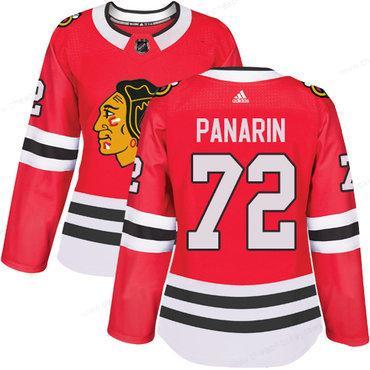 Adidas Chicago Blackhawks #72 Artemi Panarin Red Home Authentic Women’s Stitched NHL Jersey