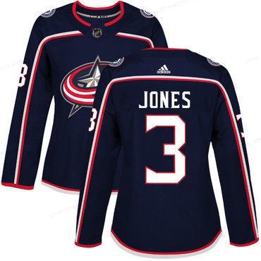Adidas Columbus Blue Jackets #3 Seth Jones Navy Blue Home Authentic Women’s Stitched NHL Jersey
