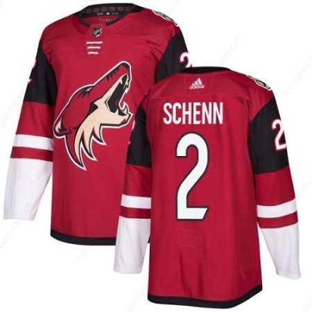 Adidas Coyotes #2 Luke Schenn Maroon Home Authentic Stitched NHL Jersey