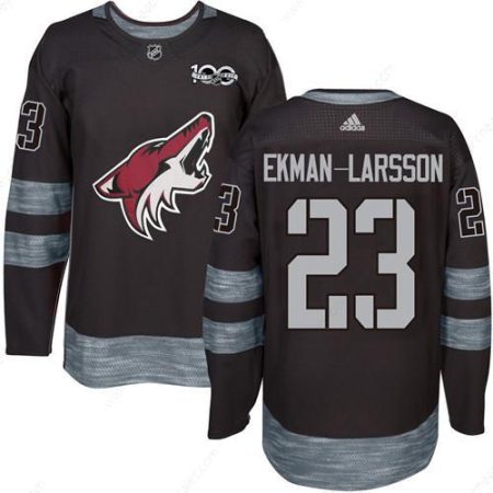 Adidas Coyotes #23 Oliver Ekman-Larsson Black 1917-2017 100Th Anniversary Stitched NHL Jersey