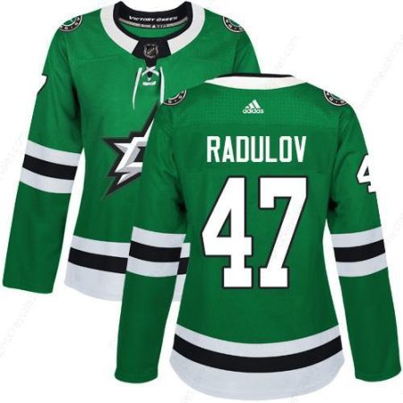 Adidas Dallas Stars #47 Alexander Radulov Green Home Authentic Women’s Stitched NHL Jersey