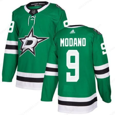 Adidas Dallas Stars #9 Mike Modano Green Home Authentic Youth Stitched NHL Jersey