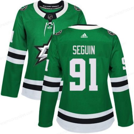 Adidas Dallas Stars #91 Tyler Seguin Green Home Authentic Women’s Stitched NHL Jersey