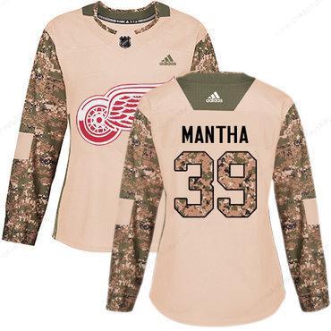 Adidas Detroit Red Wings #39 Anthony Mantha Camo Authentic 2017 Veterans Day Women’s Stitched NHL Jersey