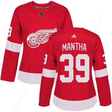 Adidas Detroit Red Wings #39 Anthony Mantha Red Home Authentic Women’s Stitched NHL Jersey