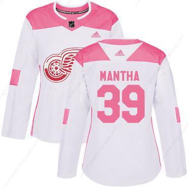 Adidas Detroit Red Wings #39 Anthony Mantha White Pink Authentic Fashion Women’s Stitched NHL Jersey