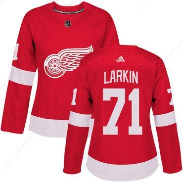 Adidas Detroit Red Wings #71 Dylan Larkin Red Home Authentic Women’s Stitched NHL Jersey