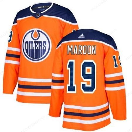 Adidas Edmonton Oilers #19 Patrick Maroon Orange Home Authentic Stitched Youth NHL Jersey