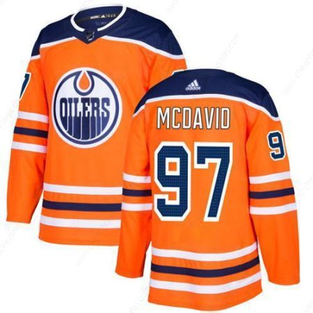 Adidas Edmonton Oilers #97 Connor Mcdavid Orange Home Authentic Stitched Youth NHL Jersey