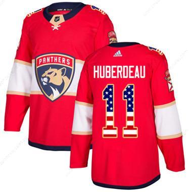 Adidas Florida Panthers #11 Jonathan Huberdeau Red Home Authentic Usa Flag Stitched Youth NHL Jersey