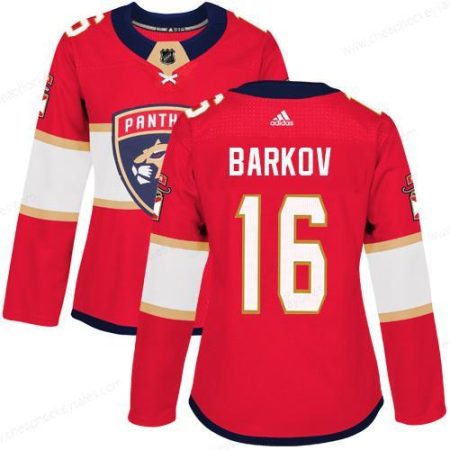 Adidas Florida Panthers #16 Aleksander Barkov Red Home Authentic Women’s Stitched NHL Jersey