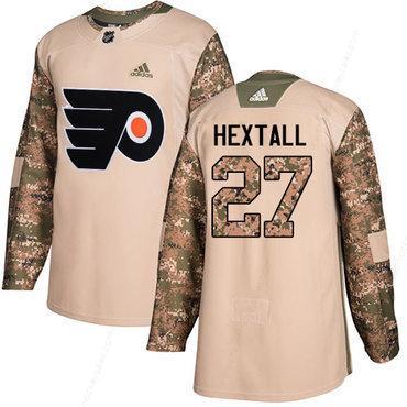 Adidas Flyers #27 Ron Hextall Camo Authentic 2017 Veterans Day Stitched NHL Jersey