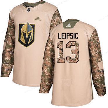 Adidas Golden Knights #13 Brendan Leipsic Camo Authentic 2017 Veterans Day Stitched NHL Jersey