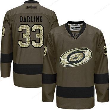 Adidas Hurricanes #33 Scott Darling Green Salute To Service Stitched Youth NHL Jersey