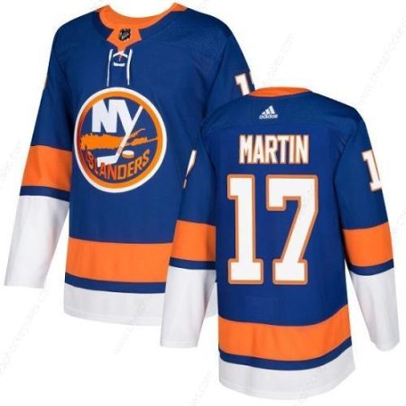 Adidas Islanders #17 Matt Martin Royal Blue Home Authentic Stitched NHL Jersey