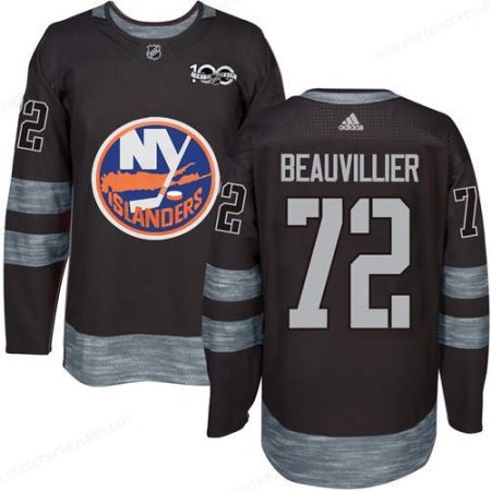 Adidas Islanders #72 Anthony Beauvillier Black 1917-2017 100Th Anniversary Stitched NHL Jersey