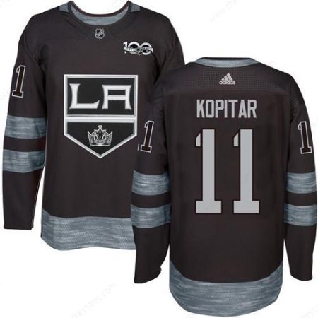 Adidas Kings #11 Anze Kopitar Black 1917-2017 100Th Anniversary Stitched NHL Jersey